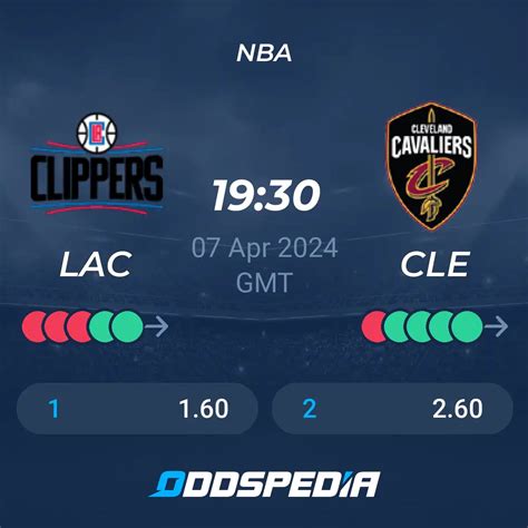 LA Clippers at Cleveland Cavaliers odds, picks and predictions.